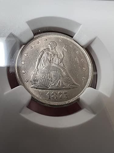 1875 S 20 Centes USA MS61 NGC