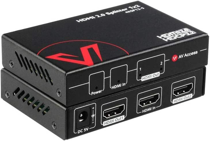 AV-Hozzáférés (4KEX70-L, valamint 4KSP12-S) HDBaseT HDMI Extender, valamint HDMI Splitter