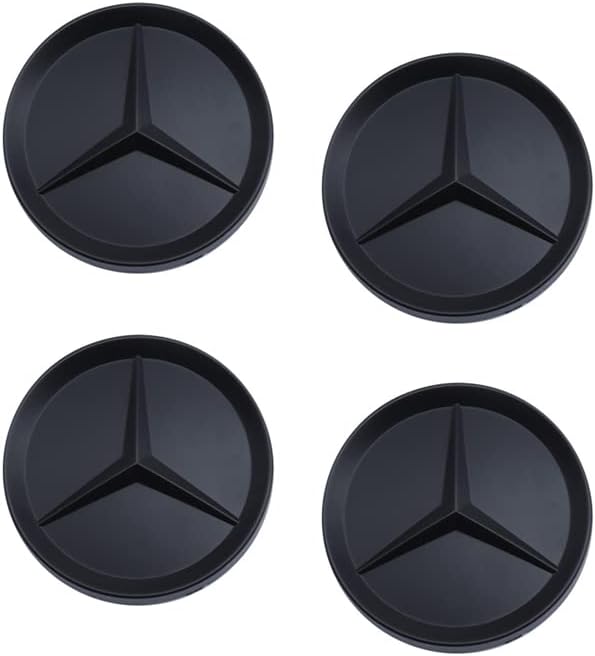 4db 75mm Kerék közepén kupakkal, a Benz (a Tükröt Fekete 1)
