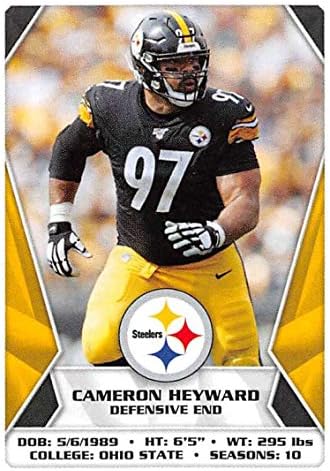 2020 Panini NFL Matrica 160 Cameron Heyward Pittsburgh Steelers Foci Kártya