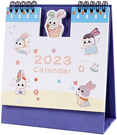 2023 Mini asztali Naptár Havi Álló Flip Aranyos Rabbit Naptári 6.3 x 6 - Álom (Oct. 2022, hogy Dec. 2023)
