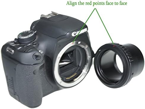 2inch Távcső, Fényképezőgép Adapter Canon TÜKÖRREFLEXES Fényképezőgép -Nagy, Tiszta Rekesz - 2 Szűrő Szálak