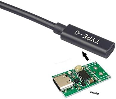 USB-C C Típusú Női DC 4.5 * 3.0 * 7.4 * 5.0 * 4.0 * 1.7 * 5.5 mm-es Férfi Power Férfi Töltő Adapter Kábel Kompatibilis a Lenovo Hp
