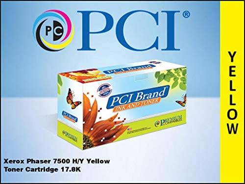PCI Márka Kompatibilis Toner Patron Csere Xerox Phaser 106R01438 7500-as Sárga Tonerkazetta 17.8 K Hozam