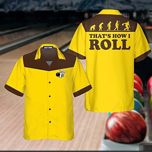 Ez így Bowling Evolúció Bowling Hawaii Ing, Legjobb Ajándék Bowling Bowling Szerető 8, Aloha Beach Póló, Férfi Ing, Nyári, Rövid