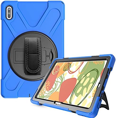 Tablet burkolata Tabletta Fedezi Kompatibilis Huawei Matepad 10.4 hüvelyk,a Gyerekek Teljes Test Ütésálló Tablet Esetében csuklópánt/vállpánt