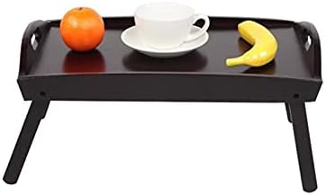 LIRUXUN Összecsukható Fa Ágy Tálca Reggeli Az Ágyban Laptop Asztal Egyszerű Étkező Asztal, Kanapé, Ágy, Asztal Piknik fogantyúval
