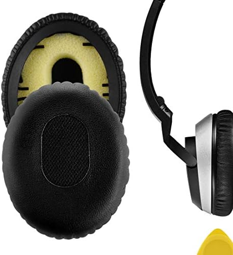 Geekria QuickFit Csere fülvédő a Bose-A-Fül-OE, OE1 Fejhallgató Fülpárna, Ear Fülhallgató Párna, Javítás, Alkatrészek (Fekete)