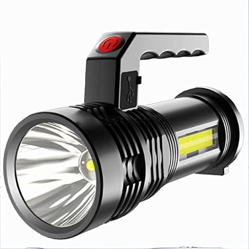 YFQHDD Erős Elemlámpa, Hordozható Lámpa USB Újratölthető fényszóró Reflektorfénybe horgászlámpa