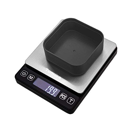 Precíziós Mérleg Automatikus Adat-Tartsa Tomiba 3000g 0.01 oz/0,1 g Kis Főzés Mini Élelmiszer-Skála Hordozható Elektronikus