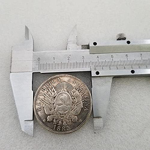 Antik Kézműves Olaszország 1883 Bronz Ezüst Ezüst Régi Emlék Érme 1918Coin Gyűjtemény Emlékérme