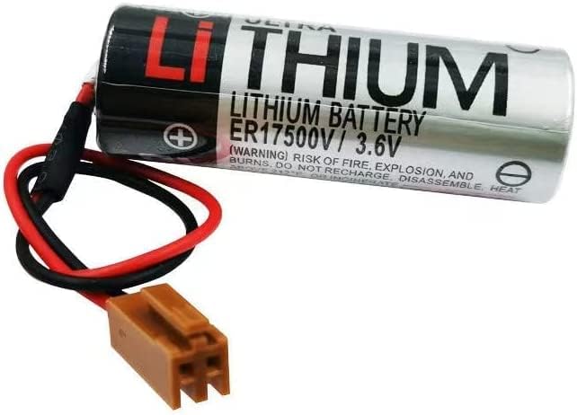 (25-Pack) ER17500V/3,6 V 2700mAh Nem Újratölthető Lítium Akkumulátorok CNC Tartalék Akkumulátort a Barna Csatlakozó