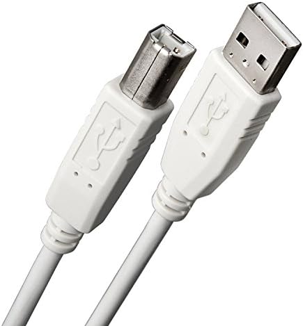 EpicDealz USB Kábel HP Deskjet 2542 All-in-one Nyomtató (6 láb) - Fehér/Bézs