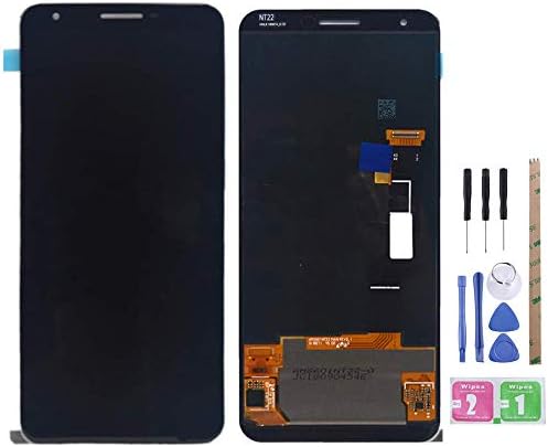YeeLing LCD Kijelző + Külső Üveg érintőképernyő Digitalizáló Teljes Szerelvény Csere HTC Google Pixel 3A XL G020C G020G G020F Fekete