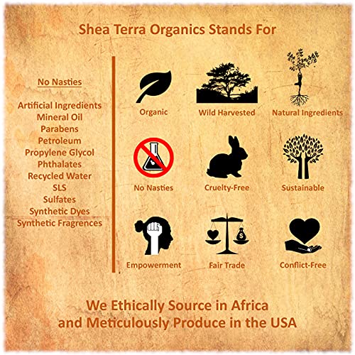 Shea Terra Szerves - ban Tiszta Egyiptomi Fekete Castor Extra Szűz olívaolaj | Minden-Természetes Erősítése, illetve Légkondicionáló Haj