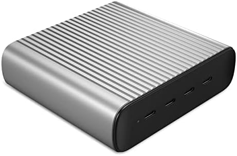 HyperJuice 245W GaN töltőállomás a Több készülék, Apple MacBook, iPad, iPhone, valamint További 4 USB C 100W PD Portok Gyors Töltő Teljesítmény