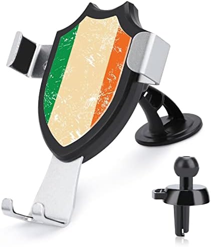 Írország Retro Zászló, Autó, Telefon tulajdonosa Hosszú Kar tapadókorong Telefon készenléti Univerzális Autós tartó Okostelefonok