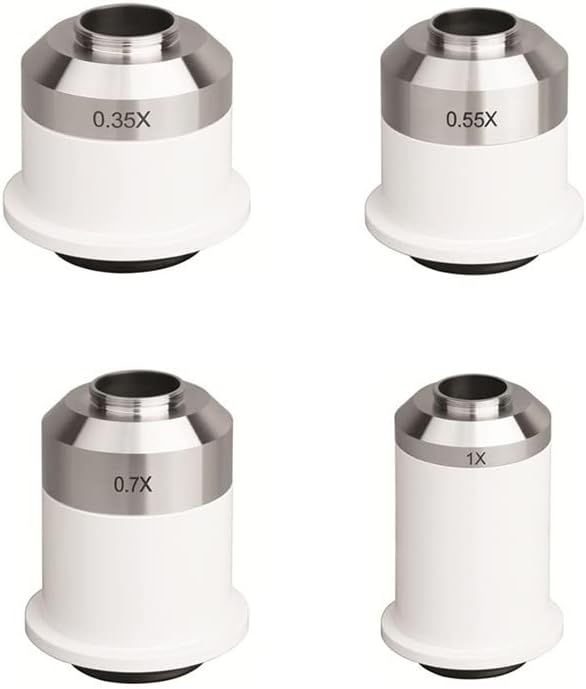 Mikroszkóp Kiegészítők 0.35 X, 0.55 X 0.7 X, 1X Mikroszkóp Kamera C-Mount Adapterrel Labor Fogyóeszközök (Szín : 0.35 X)