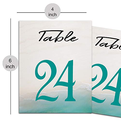 Dekoratív Papír Táblázat Száma Lakodalom Placecards Matt Lap Este Fél Asztal Dekoráció - Elefántcsont