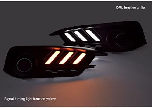 Allinoneparts LED-es Nappali menetjelző Fény Távolsági fényszórók Cseréje a -2018 Honda Civic 10 Gen Sedan (ködlámpát nem Tartalmazza)