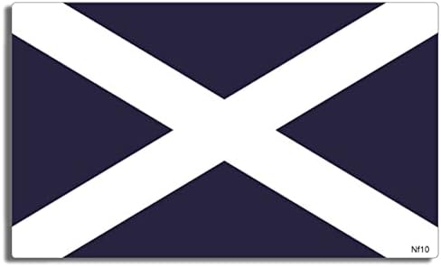 Felszerelés Tatz - Skót Zászló Nemzeti Zászló Matrica - 3 x 5 cm - Szakmailag Készült Az USA-ban (Vinil,X1)