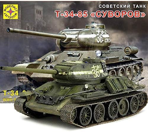 AEVVV T 34 85 Suvorov Szovjet-orosz Tank Modell Készletek Skála, 1:35 - WW2 1/35 Skála Katonai Modellek T34 Tartály Épület Készlet