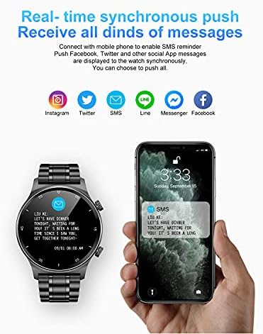 LIGE Intelligens Karóra az Android Telefonok Kompatibilis iPhone, Samsung, Tevékenység Nyomon követése Smartwatch a pulzusszám