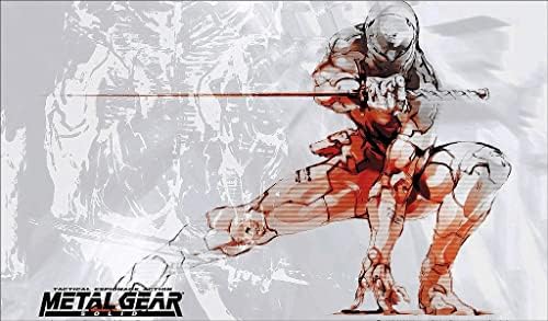 Sokféle Metal Gear Solid Játék Karakter Asztal & Mouse Pad Asztal Játszani Mat (Gray Fox)