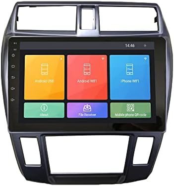 Android 10 Autoradio Autós Navigációs Sztereó Multimédia Lejátszó, GPS, Rádió, 2.5 D érintőképernyő forHonda Város 2006-2014