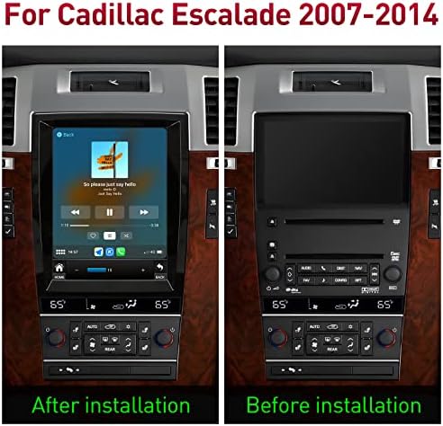 Autó Rádió Cadillac Escalade 2007-2014, Android 12 Sztereó 10.4 hüvelyk Octa-Core 4+64G Vezeték nélküli Carplay Android Auto