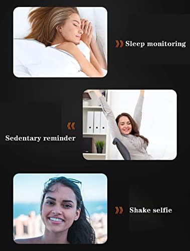 URJEKQ Speciális Fitness & Egészség Tracker,Aludni Nyomkövető 1.3érintőképernyő Smartwatch HD LCD Smart Óra Vízálló Zene Vezérlés