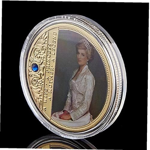 Froiny 1db Diana Hercegnő Emlékérme Királyné Emlék Érme Gyűjtemény Ajándékok Gyűjthető Érmék, Arany, 40*3mm