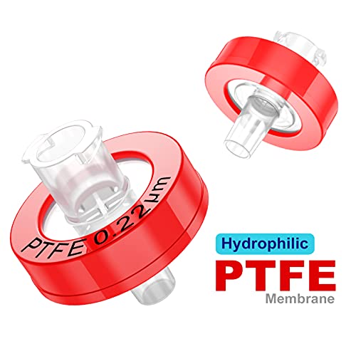 Biocomma Fecskendő Szűrők PTFE Membrán - Hidrofil Szűrés 0.22 um pórusméret (13mm,100)