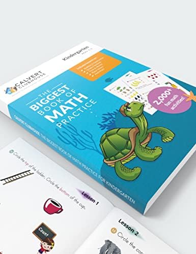 Calvert Óvoda Starter Kit Klubház Legnagyobb Könyve a Matematika Gyakorlat