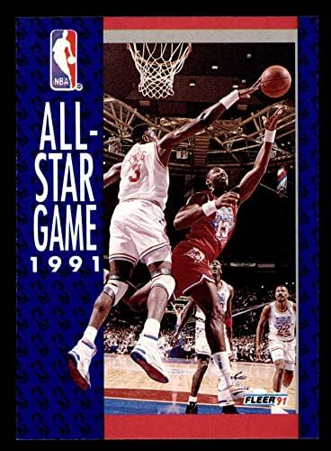 1991 Fleer 236 All-Star Game Patrick Ewing/Karl Malone (Kosárlabda Kártya) NM/MT