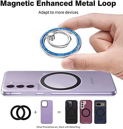 Mágneses Telefon Markolat, Allengel Mágneses Telefon Gyűrűt tartó Magsafe, Állítható Telefon Állvány iPhone 14 Pro, 14 Pro Max,