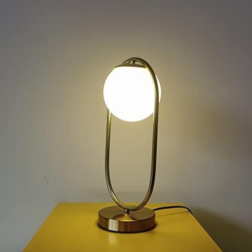 RaGiBow Amerikai asztali Lámpa Kreatív Északi Nappali, Hálószoba Éjjeli asztali lámpa Led Izzók Luxus Arany asztali lámpa