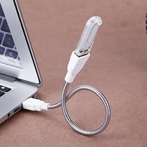 VizGiz 2 Csomag USB Lámpa, Hosszabbító Tömlő, Férfi-Nő Kábel Rugalmas Fém Adapter Tartót Hattyúnyak Cső Mount Kábel USB Teljesítményű