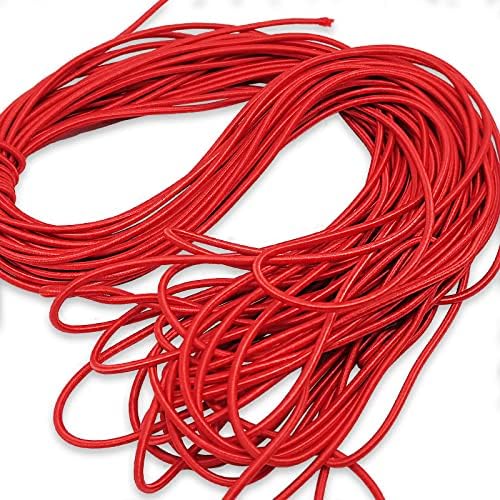 A045 Piros, nagy teherbírású, Rugalmas Kerek Kötél Rugalmas Kötelet, Használt Haj Kötelet, nadrágszár, Cipőfűző, Táska, Ruhák,