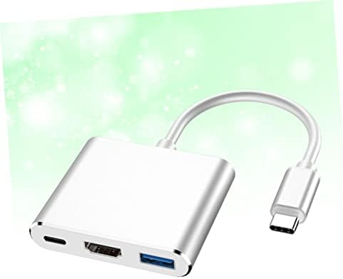 SOLUSTRE, hogy Gyors Töltés Adapterrel C USB Asztali c-Típusú Notebook Típus Többportos Ezüst Gyors Töltés a Számítógép USB-c Port Pd Rendszer