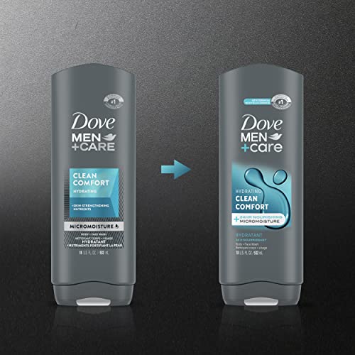 Dove Men+Care Testet, Arcot Mosni Tiszta Kényelem 4 Számít Egészségesebb, Erősebb Bőr Hatékonyan Mos El a Baktériumok, Miközben Táplálja