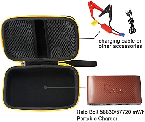 Nehéz Utazási hordtáska a Halo Bolt 58830/57720 mWh Hordozható Telefon Laptop Töltő (Az Egyetlen, Nem Tartalmazza A Töltő)