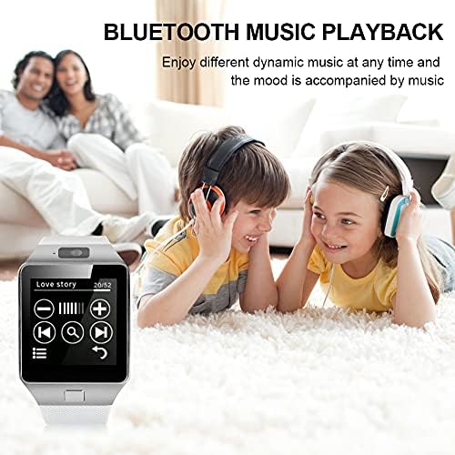 Padgene DZ09 Bluetooth Smartwatch,Érintőképernyő Csukló Okos Telefon Nézni Sport Fitness Tracker SIM-kártya-SD Kártya Slot Kamera Lépésszámláló