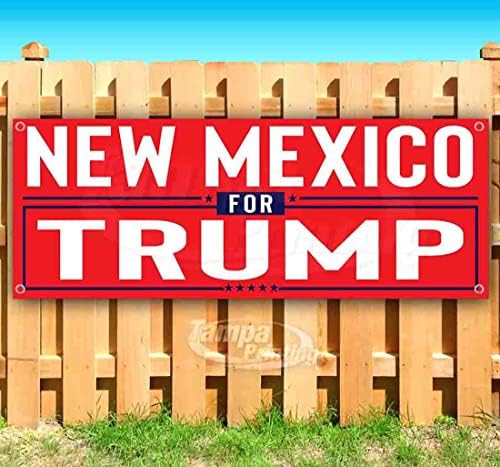 Új-Mexikóban a Trump Banner 13 oz | Nem-Szövet | nagy teherbírású Pvc Egyoldalas Fém Fűzőlyukak