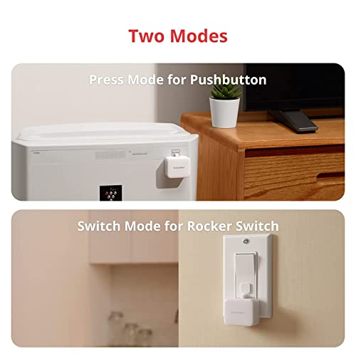 SwitchBot Smart Switch gombnyomogató Fekete & SwitchBot 4 Csomag Smart LED Villanykörte