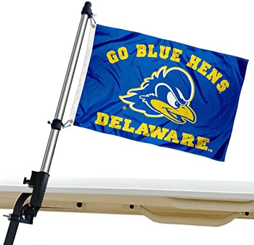 Delaware Kék Tyúkok Hajó Mini Zászló, Zászló Rudat tartó Hegy Készlet