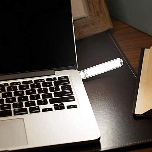 Mini Hordozható USB Fény Laptop Fény a Billentyűzet LED-Olvasó Lámpa, Éjjeli Fény Laptop Számítógép PC (Hideg fehér)