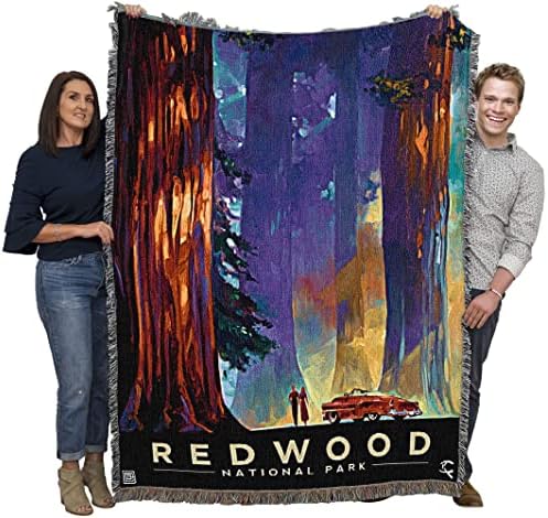 Tiszta takácsoktól Redwood Nemzeti Park Takaró Kai Ács - Anderson Design Group Inc - Ajándék Gobelin Dobja Szőtt Pamut Készült