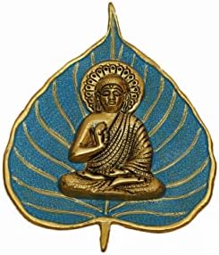 Charmy Kézműves Fém Buddha A Levél, Falra, Szoba Decor, a Legjobb, Házavató, Ajándékok Cikk Fali Dekoráció (Klór Kék)