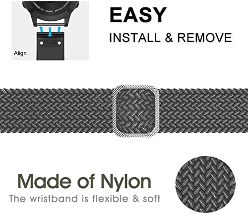 NIBYQ 26 22mm Sport Nylon Watchband Wriststrap A Garmin Fenix 7 7X 6X 6 Pro 5X 5 EPIX 3HR Easy Fit gyorskioldó Karkötő Karkötő